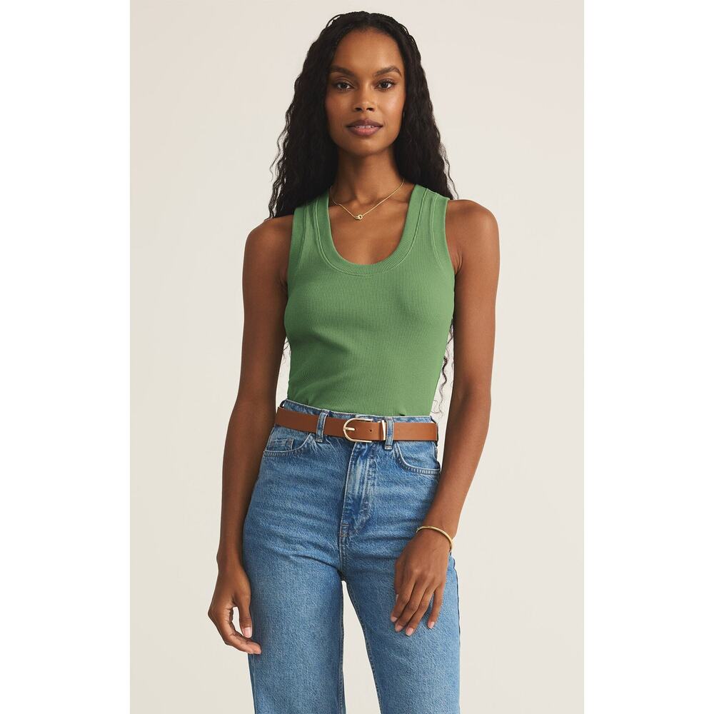 Z Supply Sirena Rib Tank - Lawn NWT SIZE XL